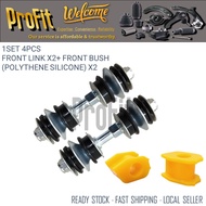 TOYOTA VIOS NCP150 FRONT STABILIZER LINK &amp; FRONT STABILIZER BUSH(POLYTHENE SILICONE) 1SET 4PCS!!!