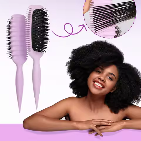 Curl Defining Brush Curl Hair Define Styling Brush for Combing and Shaping Women's Curls to Reduce P