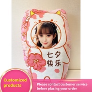 Pillow diy Customized Picture Cute Doll Super Photo Pillow Customized Birthday Gift Face Doll