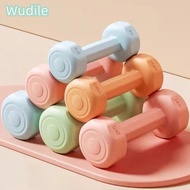 WUDILE Fitness Dumbbell Set, PVC Waterproof Kettlebell, High Quality Non-Slip 1kg Anti-Roll Small Du