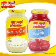 Buenas Nata De Coco (White) and Kaong (Red) 12oz Set