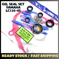 UP OIL SEAL ENGINE COMPLETE SET LC135 4S UP OVERHAUL OIL SEAL SET GASKET OIL SEAL ENJIN YAMAHA LC135 LC4S LC135-4S