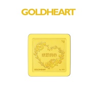 Goldheart 999 Gold 1G Grateful Heart Bar