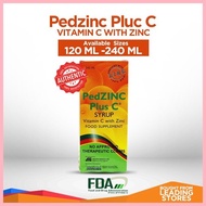 ◺ ✙ Pedzinc Plus C Syrup Vitamin C with Zinc