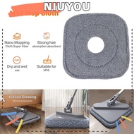 NIUYOU 1pc Self Wash Spin Mop, Washable 360 Rotating Cleaning Mop Cloth Replacement, Fashion Household Dust Mopping Cloths for M16 Mop