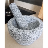 Natural Real Granite Stone Mortar and Pestle Spice Grinder Pestle &amp; Mortar Set Stone Herb Spice Grinder Solid Grinder