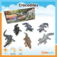 6pcs Realistic Crocodile Model Toys | Mainan Buaya