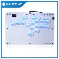 Haute42 Crystal Arcade Joystick Hitbox Leverless Controller Controle Arcade For PC/Ps4 /PS5/Switch F