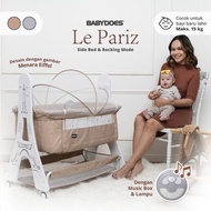 Baby Box BabyDoes CH 1634 LE PARIZ SIDE BED &amp; ROCKING MODE