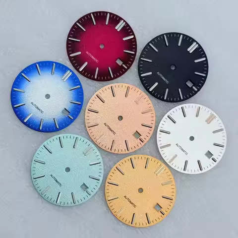 31.8mm No Logo Matte Sand Texture Dial Suitable For AP Royal Oak Seiko NH35/36 Automatic Movement Lu