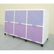 Club flip Plastic Cupboard 2 triple cream Club Cupboard 6 Boxes gjah