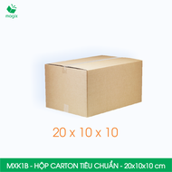 MXK1B - 20x10x10 cm - 100 hộp carton đóng hàng tiêu chuẩn - Thùng carton hộp giấy | Magix Packaging