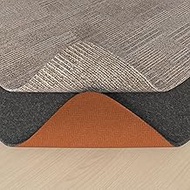 Felt and Rubber Backing Rug Pad, 10'x14'9"(3x4.5m) Non-Slip Rug Pad, 1/8β Thick, Under Area Carpet P