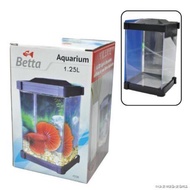 ☫✼▽Betta Aquarium / Fish Tank 1.25L (10CM x 10CM 18CM)