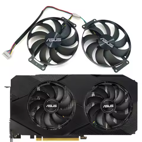 NEW 1LOT FDC10H12S9-C T129215SU GTX 1660、RTX 2060 GPU Fan，For ASUS RTX 2060 2070、GTX 1660 1660TI DUA