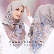 Bawal Cotton Voile Printed Bidang 45 | Bawal Corak Premium | Bawal Anti kedut | Bawal Jasmine Printe