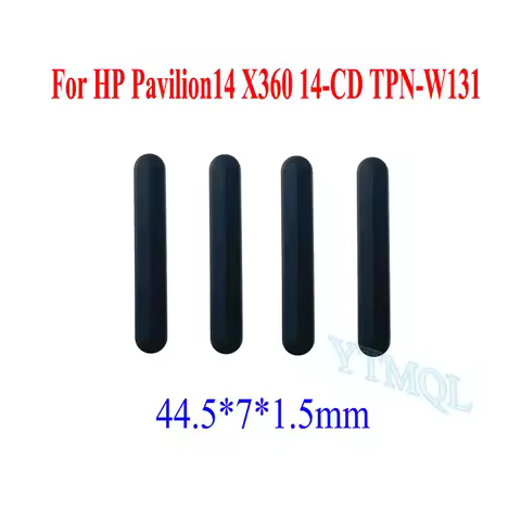 2-4PCS NEW DIY Laptop Rubber Pad For HP Pavilion14 X360 14-CD TPN-W131 44.5x7x1.5mm Lower Cover Foot