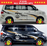 Stiker Suzuki APV 2005 Model Venom Terbaru