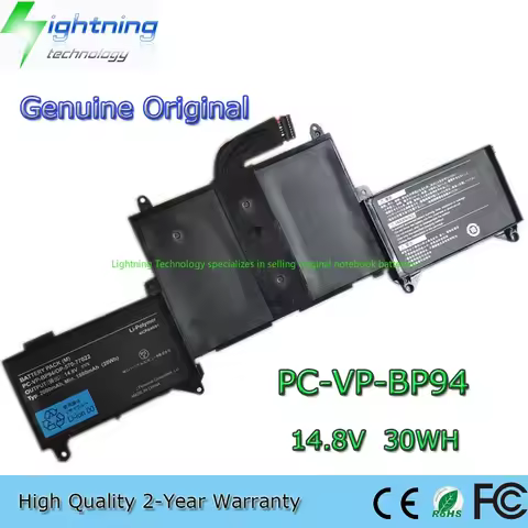 2025 Year Genuine Original PC-VP-BP94 14.8V 30Wh Notebook Battery for NEC LaVie Z LZ750/JS PC-VP-BP9