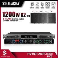SHALANRA PX6 Digital power amplifier 2channel 8ohm 1200 watt power amplifier, professional high-qual