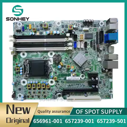 For HP Compaq 6300 SFF 6380 Motherboard 656961-001 657239-001 657239-501 Q75 LGA1155 Mainboard 100%W