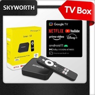 Skyworth Google TV Box LEAP S3 2G Plus 16G,Google Assistant, 4K Ultra HD Android 11, WIFI Lan,