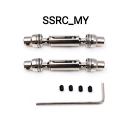 Metal Front and Rear Driveshaft upgrade for wpl mn crawler mn99s mn d90 wpl c14 c24 c34