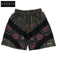 Nike 男士花卉圖案訓練褲，黑色，M 碼