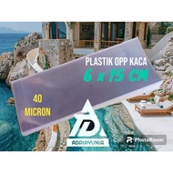 Glass Opp Plastic 6x15 7x15 8x15 9x15 11x15 11.5x15 14x15 15x15 - Opp Plastic 6 x15 7 x 15/ 8 x 15/ 