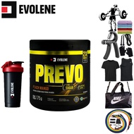 PREVO Pre Workout Evolene 25 serving sachets | Preworkout Halal & Bpom Creatine