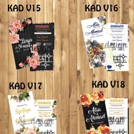 KAD KAWIN 4X8 +FREE ENVELOPE +FREE DRAW MAP +FREE ECARD