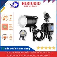 Godox H600P Extension Lamp Head for AD600Pro/AD600Pro II/AD600BM II - Bowens HL Studio Mount