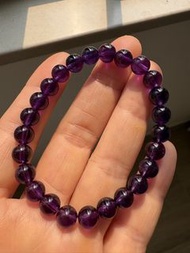 高品烏拉圭紫水晶手串 手錬7mm Uruguay Amethyst Bracelet,bracelets, ring,rings,earring,earrings,pendant,pendants,n