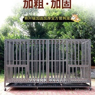 ‍🚢Dog Cage Large Dog Outdoor Medium Size Dog Cage Bold Reinforcement Dog Cage Indoor with Toilet Factory Straight Hair