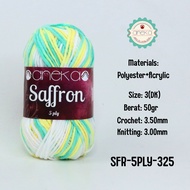 ANEKA - 5-Ply Saffron Knitting Yarn / Crochet Knitting Yarn - 325