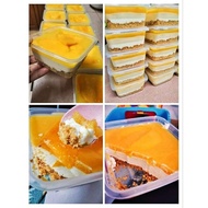 RENEQ MICROWAVE CONTAINER DISPOSABLE PP PLASTIC FOOD WITH LID / SQUARE CONTAINER / SQ450/ 420ML