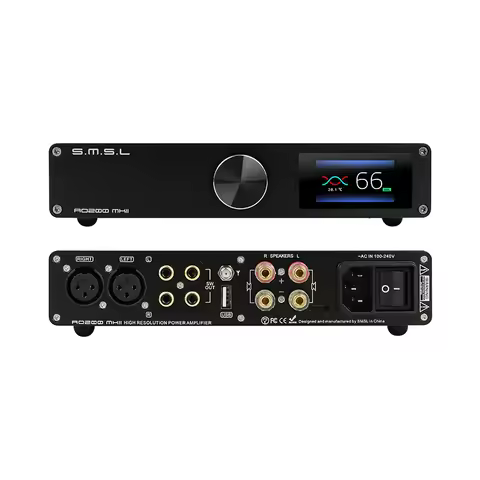 SMSL AO200 MKII Audio Sound Amplifier AO200 MKII MA5332MS Chip Digital AMP High Resolution Power Amp