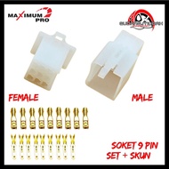 SOCKET SMALL 9 PIN SOCKET 2.8 MM SOCKET