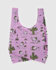 BAGGU環保收納購物袋 - 標準 - Pink Spike (Peanuts聯名)