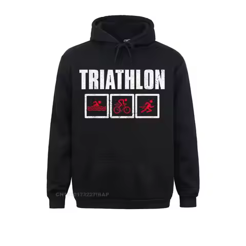 Triathlon Athlete Lover Triathlon Sport Hoodie Cosie Long Sleeve Hoodies NEW YEAR DAY Boy Sweatshirt
