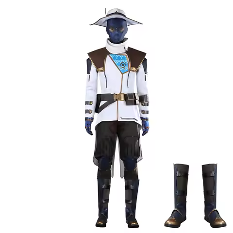 Valorant Cypher Cosplay Costume Men Disguise Full Set Clothing Halloween Carnival Part Suit
