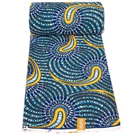 6 Yards & 3 Yards African Print Polyester Batik Fabric for Sewing & Crafts