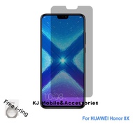 Honor 8X/8C Privacy 9H Tempered Glass(Free Gift)