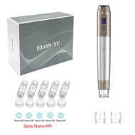 Wireless Hydra Pen with 5Pcs 12Pins Nano Cartridges Electric 7 Color LED Light Pen