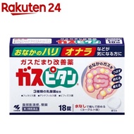 【第3類医薬品】ガスピタンa(18錠)【ガスピタン】[おなかのハリ オナラ おなら ビフィズス菌]