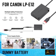 Kingma Dummy battery CANON LP-E12 ( LPE12 ) สำหรับกล้อง Canon M10 M50 M100 M50 M200 100D (พร้อมส่ง)