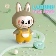 GANTUNGAN Labubu Face Swap Changing Face Nailong Kuromi Labubu Keychain Free Keychain