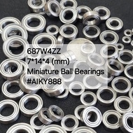 687W4ZZ 7*14*4 (mm) Miniature ball bearing