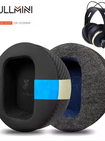 Nullmini Replacement Earpads for ISK HD9999 Headphones Ear Cushion Sleeve Earmuffs