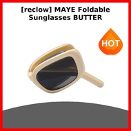 [reclow] MAYE Foldable Sunglasses BUTTER / Korean Sunglasses / Foldable Design / 100% Genuine by rec
